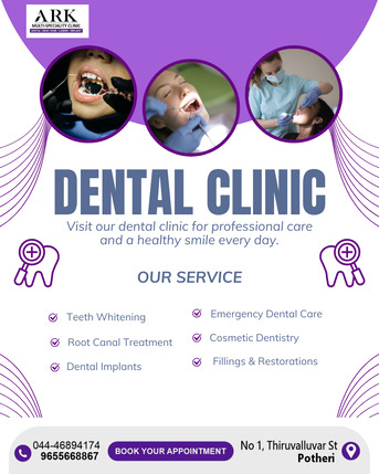 Chennai, Health, ARK Multi Speciality Clinic &ndash; Advanced Dental Care With A Caring Touch