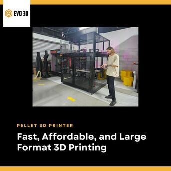 London, Computers, GBP 58800,  Pellet 3D Printer: Fast, Affordable, And Large Format 3D Printing