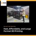 GBP 58800,  Pellet 3D Printer: Fast, Affordable, And Large Format 3D Printing