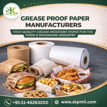 New Delhi, Wholesale Products, Reliable Grease Proof Paper Manufacturers For Food & Packaging Industry