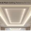 Elegant & Simple Plain Ceiling Patterns For The Hall