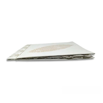 Bangalore, Books, INR 499,  White Cotton Paper Stitch Notebook &ndash; Gold Leaf A4 Journal