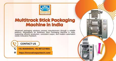 Noida, Industrial Machinery, Hire Multitrack Stick Packaging Machine In India For Food Industry
