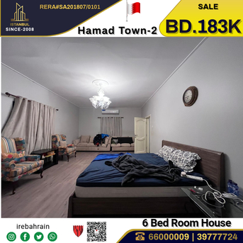 Hamad Town, Real Estate For Sale, BHD 183000,  6 BR,  Two Storey Corner House For Sale In Hamad Town, Round Abt-2