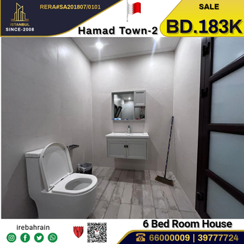 Hamad Town, Real Estate For Sale, BHD 183000,  6 BR,  Two Storey Corner House For Sale In Hamad Town, Round Abt-2