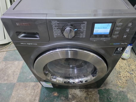 Al Olaya, Appliances, SAR 1,  Samsung Digital Inverter Washing Machine &ndash; 10KG (Steam + Drying)