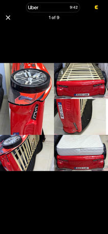 Riyadh, Household Items, SAR 300, ✨ Cool Car Bed For Boys – Mattress Included!✨