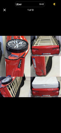 Al Rabwah, Baby & Kid Stuff, SAR 325,  ⭐️ Cool Car Bed For Boys &ndash; FREE Mattress Included!✨