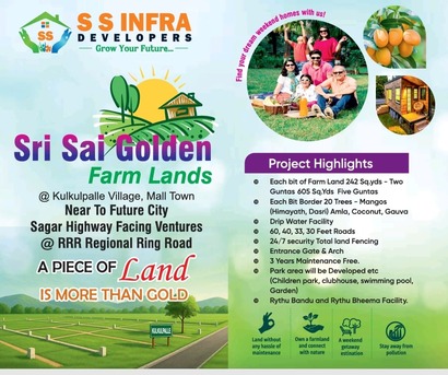Hyderabad, Residential Plots, 242 Sq. Yard,  Hyderabad