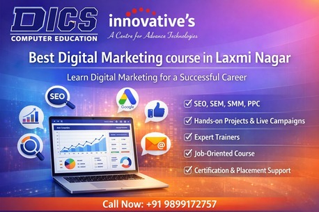 New Delhi, Education, Best Digital Marketing Course In Laxmi Nagar
