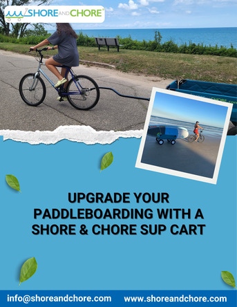 New York, Sporting Goods, USD 480,  Upgrade Your Paddleboarding With A Shore & Chore SUP Cart