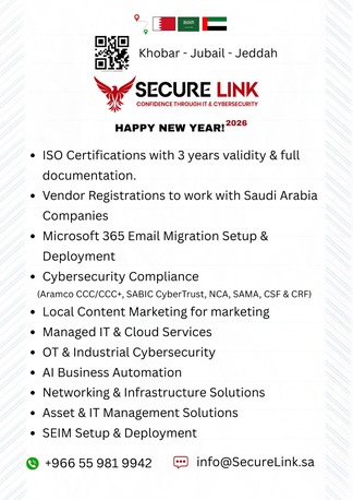 Yanbu, Security, IT & Cybersecurity Services For Expatriate Businesses In Saudi Arabia