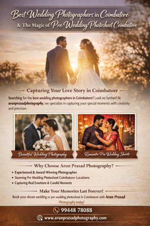 Coimbatore, Photography, Best Wedding Photographers In Coimbatore &ndash; Arunprasadphotography