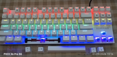 Jeddah, Electronics, SAR 50,  Uchuang Mechanical Keyboard &ndash; RGB & All Keys Working Fine