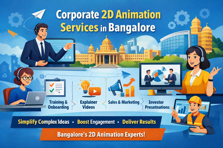 Bangalore, Marketing, Corporate 2D Animation Services In Bangalore