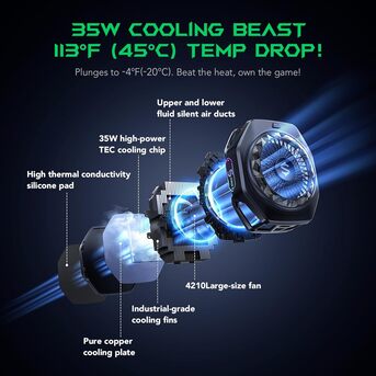 Jeddah, Electronics, SAR 239,  Brand New: Black Shark Magnetic Phone Cooler 5 Pro