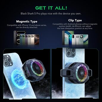 Jeddah, Electronics, SAR 239,  Brand New: Black Shark Magnetic Phone Cooler 5 Pro