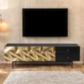 Shop Stylish Metal TV Stand With Storage At Luxury Handicrafts
