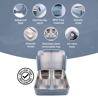 Dubai, Business, 2 Compartment Lunch Box | Cravista