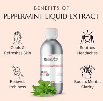 Noida, Health & Beauty Items, INR 199,  Peppermint Liquid Extract For Cosmetic & Beauty Products | Raasa Oils