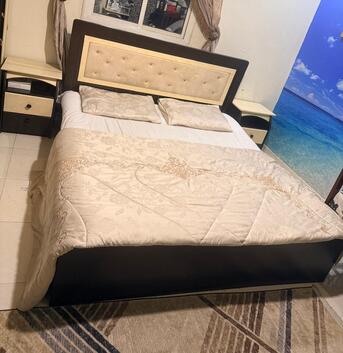 Jeddah, Furniture, SAR 999,  Immaculate Condition King Size Bed Set With Medicated Mattress
