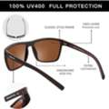 AUD 49,  ZENOTTIC Polarized Sunglasses For Men Lightweight TR90 Frame UV400 Protection Square Sun G