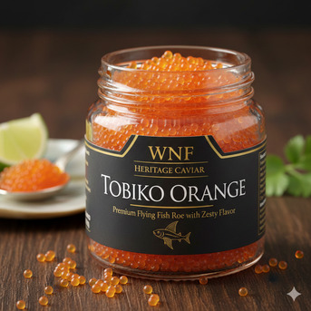 Dubai, Food & Drink, Tobiko Orange &ndash; A Burst Of Color, A Touch Of The Sea.