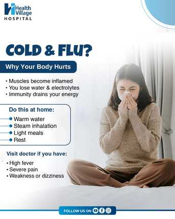 Mumbai, Health, COLD & FLU: Why Your Body Hurts | Best Multispeciality Hospital | Health Village Hospital