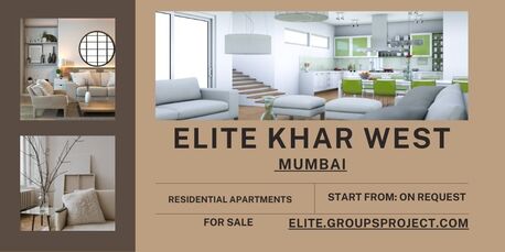 Mumbai, Real Estate For Sale, 2 BR,  Elite Khar West Mumbai &ndash; Premium Residential Living