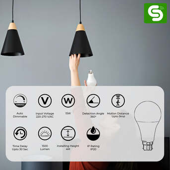 Mumbai, Electronics, INR 600,  How To Use Motion Sensor Bulbs For Energy Savings