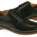 GBP 130,  Handmade Leather Men&rsquo;s Black Brogue Shoes For Work | Azor