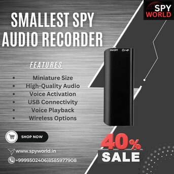 Bangalore, Electronics, INR 999,  Spy Voice Recorder In Karnataka By SpyWorld
