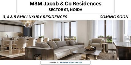 Noida, Real Estate For Sale, INR 87500000,  3 BR,  2500 Sq. Feet,  Ultra Modular Apartments Selling In M3M Jacob And Co Noida