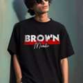 25,  Brown Munde Oversized T-shirt - Seepa