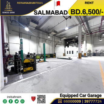 Salmabad, Warehouses, BHD 6500,  Ready To Move In Car Garage With Equippment In Salmabad