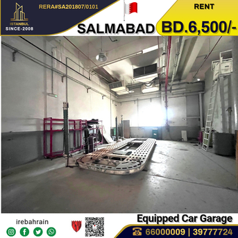 Salmabad, Warehouses, BHD 6500,  Ready To Move In Car Garage With Equippment In Salmabad