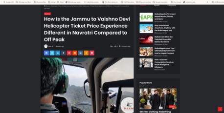 Mumbai, Travel, Navratri Vs Off-Peak: Vaishno Devi Helicopter Ticket Price Reality Check