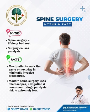 Mumbai, Health, Myths & Facts About Spine Surgery | Best Spine Surgeon Bhubaneswar| Dr Soubhagya Tripathy