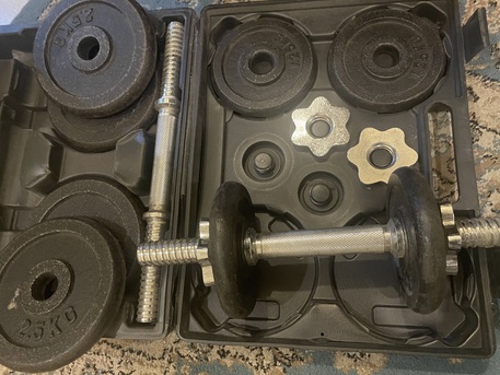 Dhahran, Tools, SAR 150,  Black Dumbbell Set