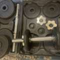 SAR 150,  Black Dumbbell Set