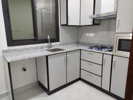 Manama, Apartments/Houses, BHD 260/month,  2 BR,  2Bath Hall. Kitchen. Lift.Car-parking. Unfinished. Carton & Cooker.no A/C In -((Sagiya))