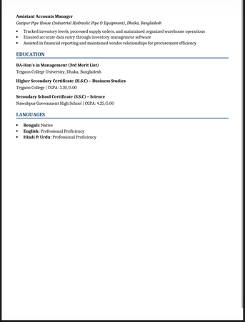 Jeddah, Job Seekers, Accounts & Inventory Clerk