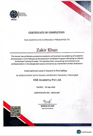 Riyadh, Job Seekers, Subject: Safety Officer | NEBOSH IGC Certified | 3 Years Experience