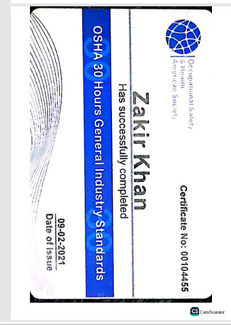 Riyadh, Job Seekers, Subject: Safety Officer | NEBOSH IGC Certified | 3 Years Experience