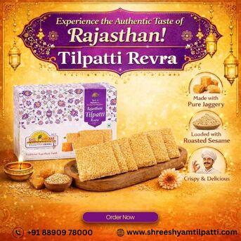 Jaipur, Food, INR 499,  ShreeShyamTilpatti &ndash; Authentic Taste Of Traditional Sesame Sweets