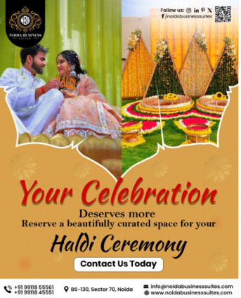 Noida, Event Planning, Book Best Haldi Function Venue In Noida At Noida Business Suites
