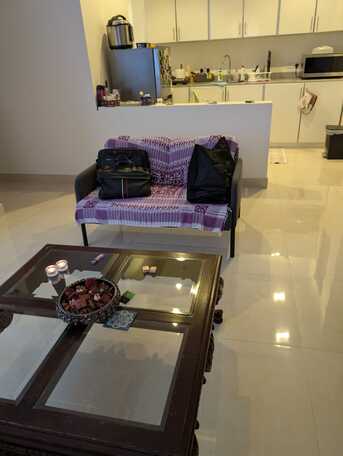 Al Arid, Furniture, SAR 650,  2 Sofa Color Is Charcoal Gray Very Good Clean And Very Good Condition