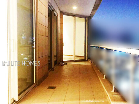 Kuwait City, Apartments/Houses, KWD 900/month,  2 BR,  Two Bedroom Sea View Apartment With Balcony In Bneid Al Qar