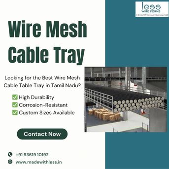 Coimbatore, Electronics, INR 300,  Quality Cable Tray Manufacturer & Exporter In India &ndash; LessWireForms