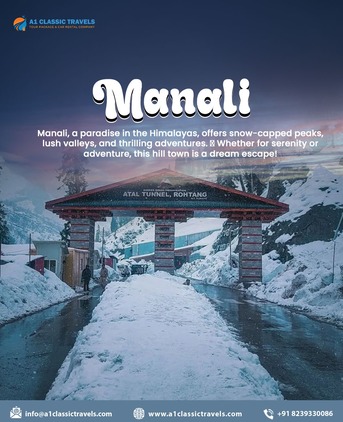 Jaipur, Travel, Jaipur To Manali Trip | A1 Classic Tour & Travels